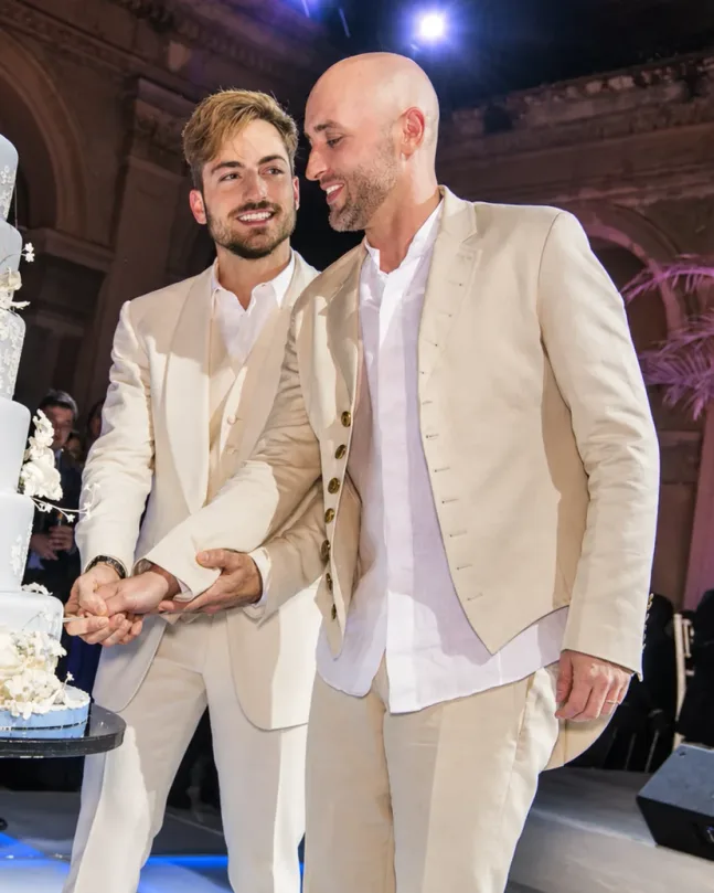 Paulo Gustavo no dia do casamento